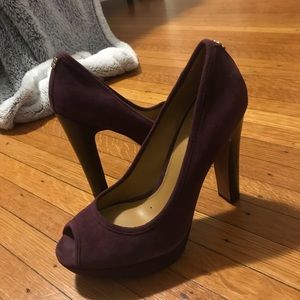 Coach Deep Purple Heels